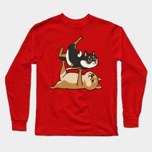 Acroyoga Shiba Inu Long Sleeve T-Shirt